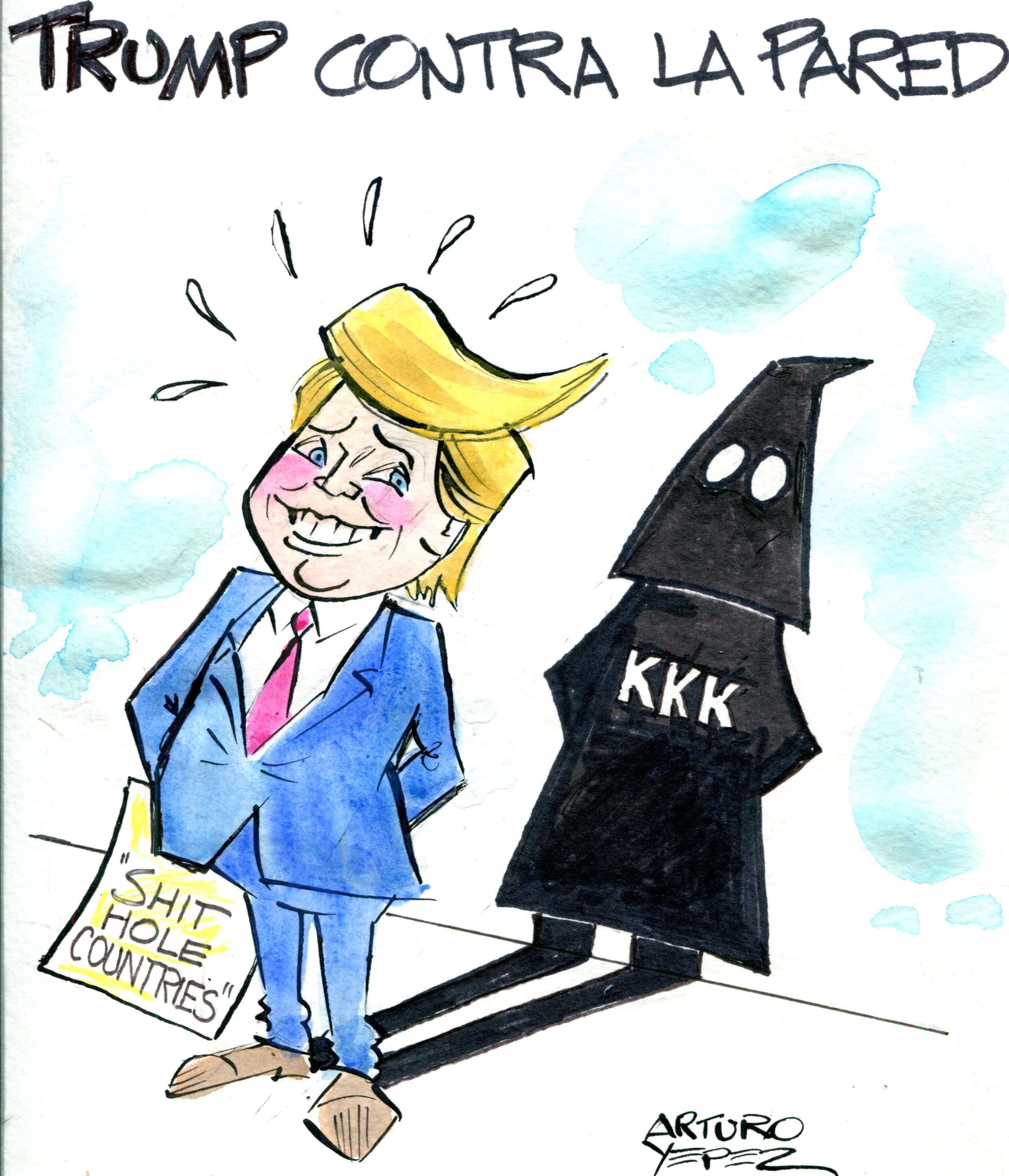 Caricatura Trump
