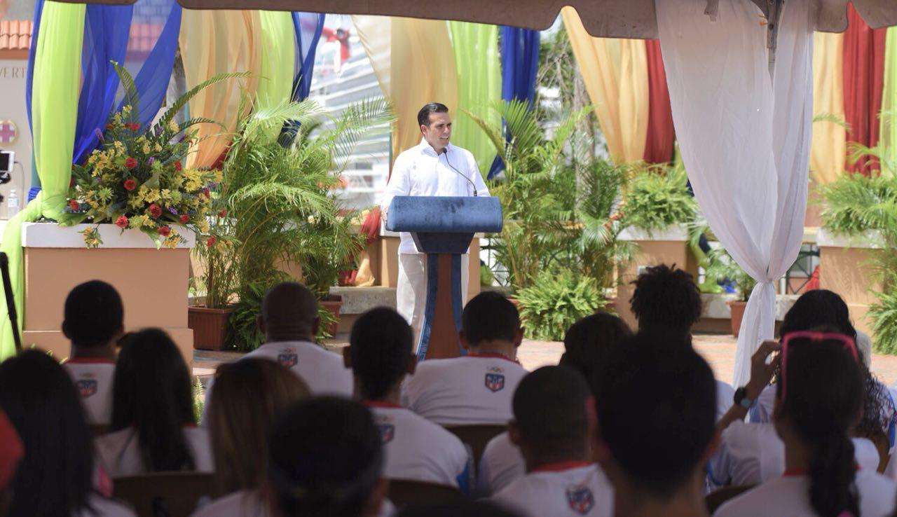 Ricardo Rosello en Abanderamiento de Delegacion de Atletas de Barranquilla 2018 3