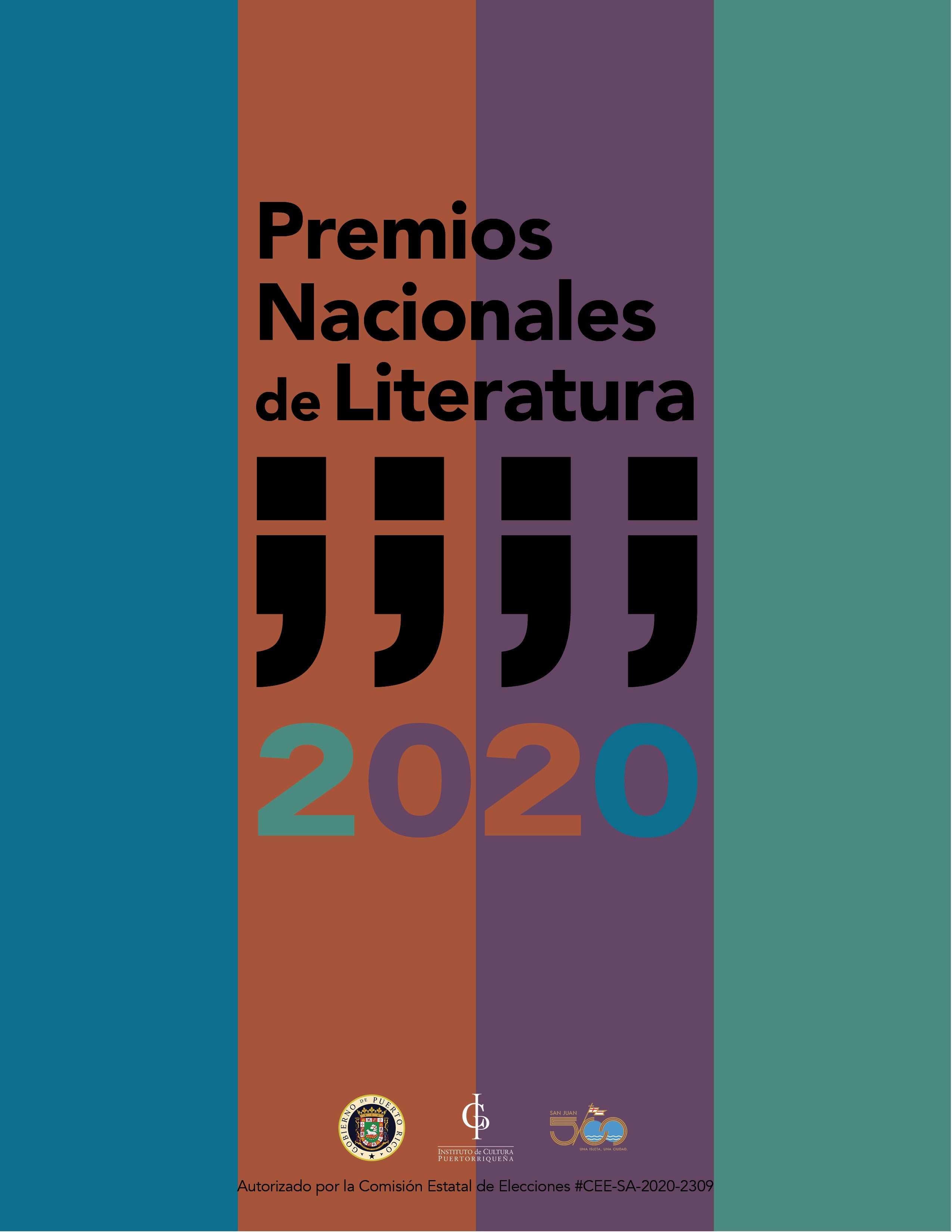 Premios Nacionales de Literatura 2020