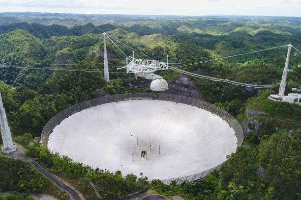 instalaciones del Observatorio de Arecibo Falla un segundo cable