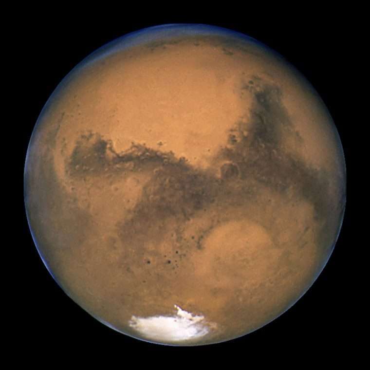 observación virtual de Marte